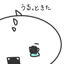 White Dinosaur Sticker sticker #1393393