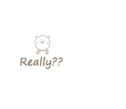 Minuscule Cat ver.1(English) sticker #1394334