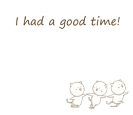 Minuscule Cat ver.1(English) sticker #1394363