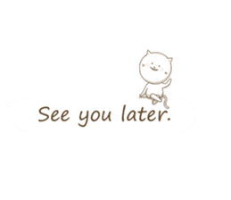 Minuscule Cat ver.1(English) sticker #1394369