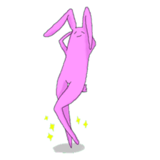 slender rabbit sticker #1394490