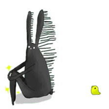 slender rabbit sticker #1394504