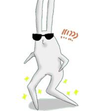 slender rabbit sticker #1394506