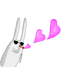 slender rabbit sticker #1394515