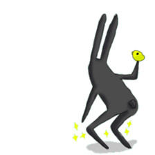slender rabbit sticker #1394519