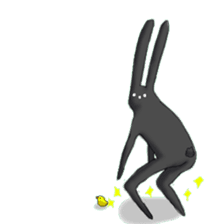 slender rabbit sticker #1394521
