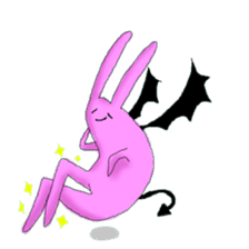 slender rabbit sticker #1394522