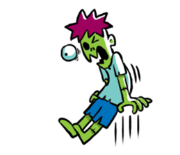 Zombies live everyday sticker #1394982