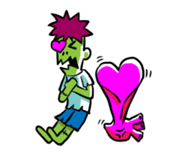 Zombies live everyday sticker #1394988