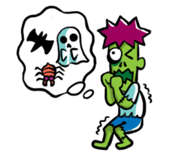 Zombies live everyday sticker #1394989
