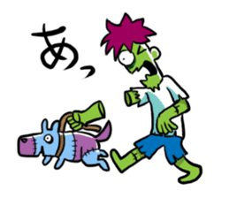 Zombies live everyday sticker #1394994