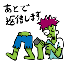 Zombies live everyday sticker #1394996