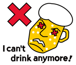 Mr. Beer For drinking parties(ENG) sticker #1395293