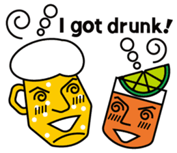 Mr. Beer  For drinking parties(ENG) sticker #1395294