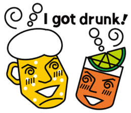 Mr. Beer For drinking parties(ENG) sticker #1395294