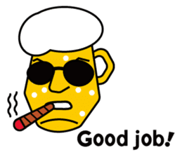 Mr. Beer For drinking parties(ENG) sticker #1395295