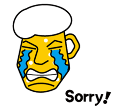 Mr. Beer For drinking parties(ENG) sticker #1395300