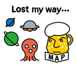 Mr. Beer For drinking parties(ENG) sticker #1395305