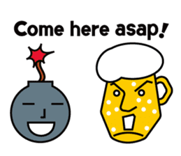 Mr. Beer For drinking parties(ENG) sticker #1395306