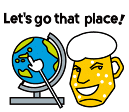 Mr. Beer For drinking parties(ENG) sticker #1395307