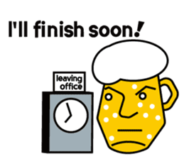 Mr. Beer For drinking parties(ENG) sticker #1395311