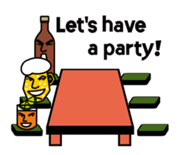 Mr. Beer For drinking parties(ENG) sticker #1395312