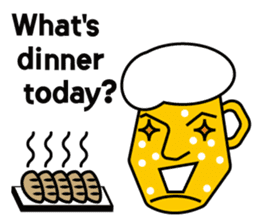 Mr. Beer For drinking parties(ENG) sticker #1395313