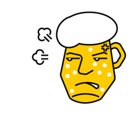 Mr. Beer For drinking parties(ENG) sticker #1395319