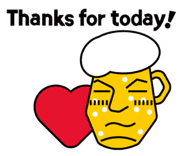 Mr. Beer For drinking parties(ENG) sticker #1395322