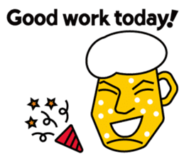 Mr. Beer For drinking parties(ENG) sticker #1395323