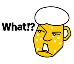 Mr. Beer For drinking parties(ENG) sticker #1395324