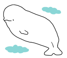 The place where the beluga lives sticker #1396576
