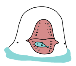 The place where the beluga lives sticker #1396577