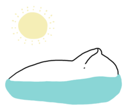 The place where the beluga lives sticker #1396578
