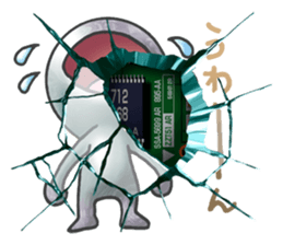 Mischief alien sticker #1397536