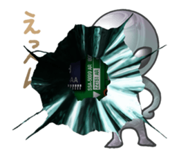 Mischief alien sticker #1397544