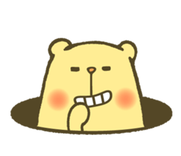 The bear of a hole life sticker #1398176