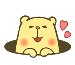 The bear of a hole life sticker #1398177