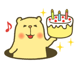 The bear of a hole life sticker #1398191