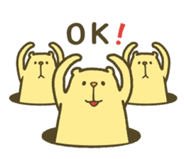 The bear of a hole life sticker #1398198