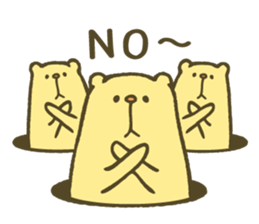 The bear of a hole life sticker #1398199