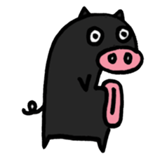 Easy pig sticker #1398456