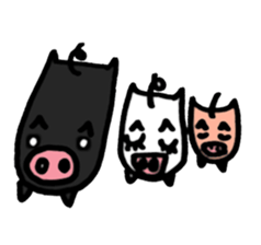 Easy pig sticker #1398459