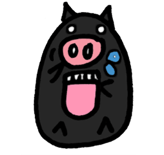 Easy pig sticker #1398462