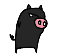 Easy pig sticker #1398469