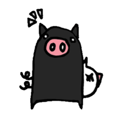 Easy pig sticker #1398471