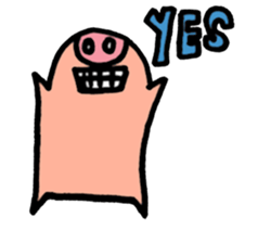 Easy pig sticker #1398483