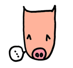 Easy pig sticker #1398484
