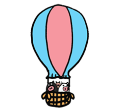 Easy pig sticker #1398487