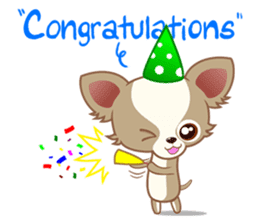 Lucky Chihuahua sticker #1398495